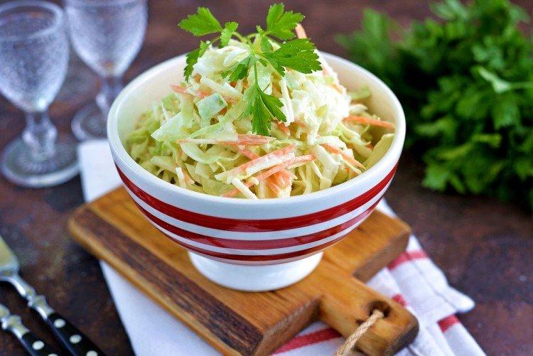 15 délicieuses salades de choux frais et carottes