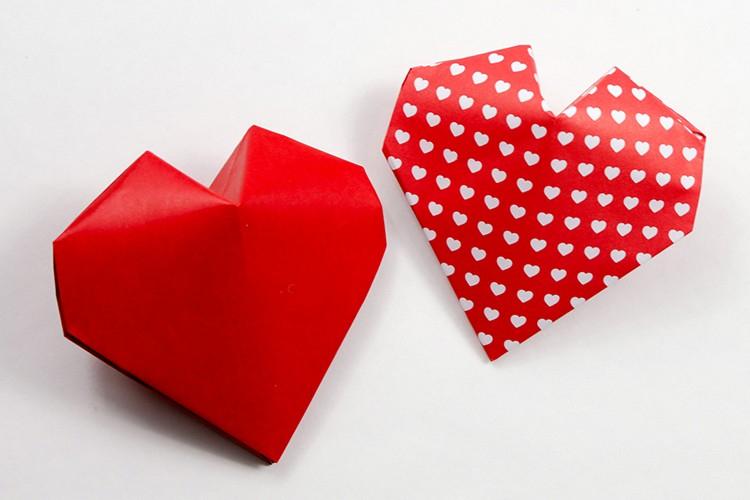 Comment faire un coeur en papier : 6 schémas simples