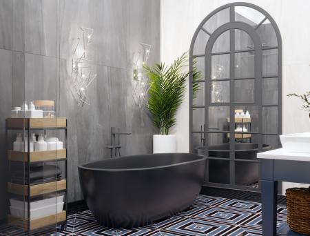 Design de salle de bain Nuances de gris