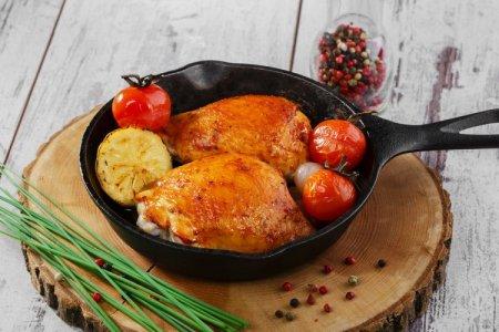20 recettes de délicieux poulet dans une poêle