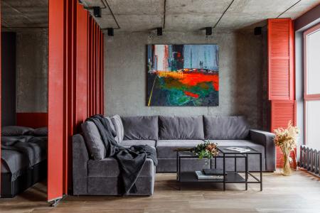 Studio 43 m2 de style loft, Krasnodar