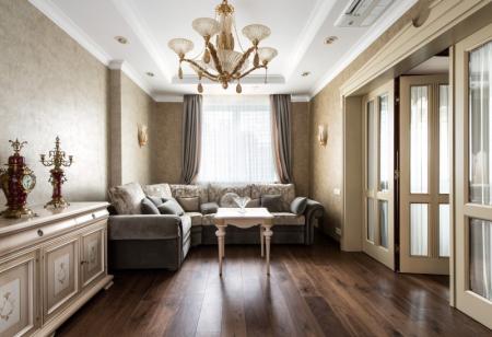 Conception d'un appartement dans le complexe résidentiel Solovinaya Roscha, 120 m2