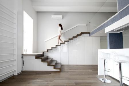 Escalier au deuxième étage: idées de design (75 photos)