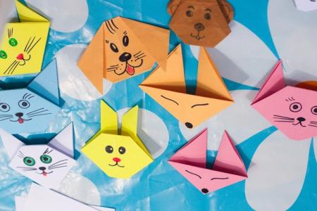Papier origami pour enfants : 10 motifs simples