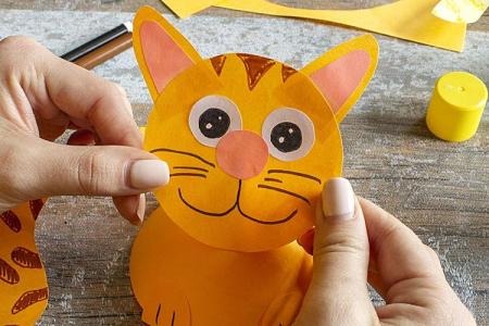 Artisanat en papier coloré pour enfants: 10 idées faciles (photo)