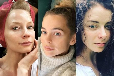 Célébrités russes sans maquillage: photos avant et après